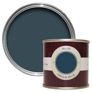 Image of Farrow & Ball Estate Hague blue No.30 Emulsion paint 0.1L Tester pot