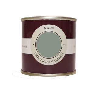 Image of Farrow & Ball Estate Card room green No.79 Emulsion paint 0.1L Tester pot