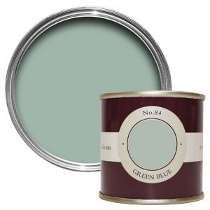 Image of Farrow & Ball Estate Green blue No.84 Emulsion paint 0.1L Tester pot
