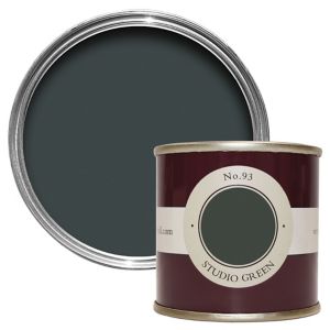 Image of Farrow & Ball Estate Studio green No.93 Emulsion paint 0.1L Tester pot
