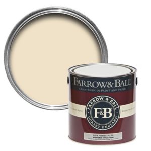 Image of Farrow & Ball Modern New white No.59 Matt Emulsion paint 2.5L
