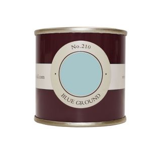 Image of Farrow & Ball Estate Blue ground No.210 Emulsion paint 0.1L Tester pot