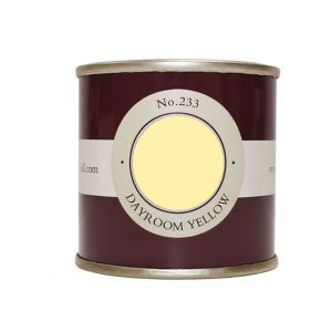 Image of Farrow & Ball Estate Dayroom yellow No.233 Emulsion paint 0.1L Tester pot