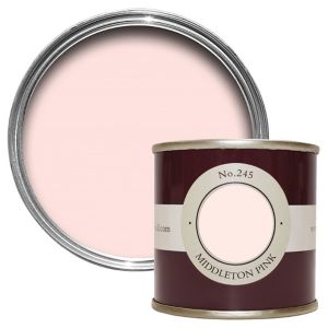 Image of Farrow & Ball Estate Middleton pink No.245 Emulsion paint 0.1L Tester pot