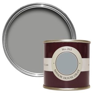 Image of Farrow & Ball Estate Manor house gray No.265 Emulsion paint 0.1L Tester pot
