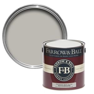 Image of Farrow & Ball Estate Pavilion gray No.242 Matt Emulsion paint 2.5L