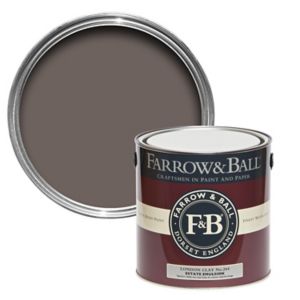 Image of Farrow & Ball Estate London clay No.244 Matt Emulsion paint 2.5L