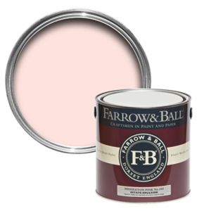 Image of Farrow & Ball Estate Middleton pink No.245 Matt Emulsion paint 2.5L