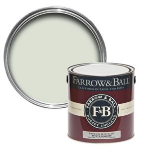 Image of Farrow & Ball Estate Pavilion blue No.252 Matt Emulsion paint 2.5L