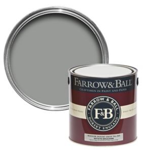Image of Farrow & Ball Estate Manor house gray No.265 Matt Emulsion paint 2.5L