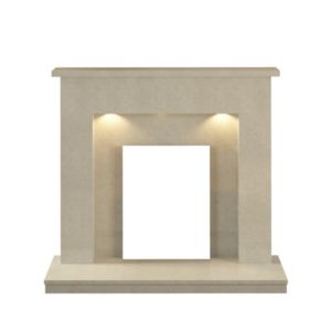 Image of Be Modern Alnwick Manila Fire surround with lights