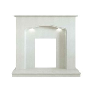 Image of Be Modern Annabelle Manila Fire surround with lights