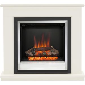 Image of Be Modern Ardington Soft white Electric Fire Suite