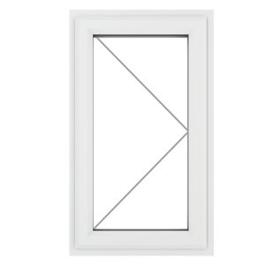 Image of GoodHome Clear Double glazed White uPVC RH Window (H)1040mm (W)610mm