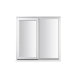 Image of GoodHome Clear Double glazed White LH Window (H)1045mm (W)1195mm