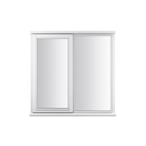 Image of GoodHome Clear Double glazed White LH Window (H)1195mm (W)1195mm