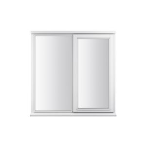 Image of GoodHome Clear Double glazed White RH Window (H)1195mm (W)1195mm