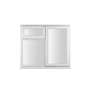 Image of GoodHome Clear Double glazed White Top hung Window (H)1045mm (W)1195mm