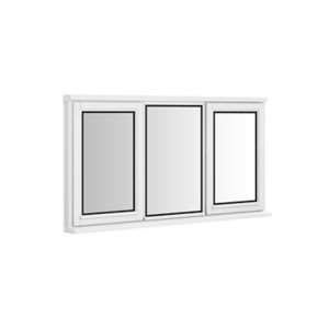 Image of GoodHome Clear Double glazed White Window (H)1045mm (W)1765mm