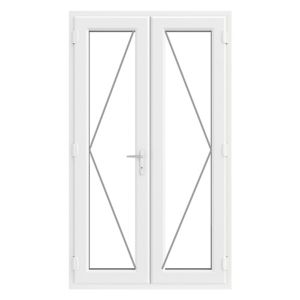 Image of GoodHome Clear Double glazed White uPVC External Patio door & frame (H)2090mm (W)1190mm