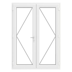 Image of GoodHome Clear Double glazed White uPVC External Patio door & frame (H)2090mm (W)1490mm
