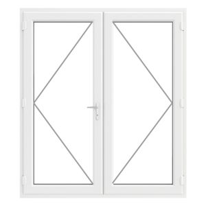 Image of GoodHome Clear Double glazed White uPVC External Patio door & frame (H)2090mm (W)1790mm