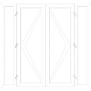 Image of GoodHome Clear Double glazed White uPVC External Patio door & frame (H)2090mm (W)2690mm