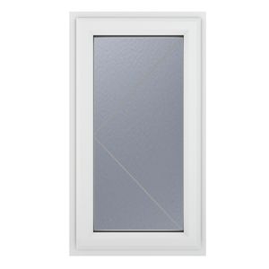 Image of GoodHome Obscure Stippolyte Double glazed White uPVC LH Window (H)1040mm (W)610mm