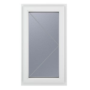 Image of GoodHome Obscure Stippolyte Double glazed White uPVC RH Window (H)1040mm (W)610mm