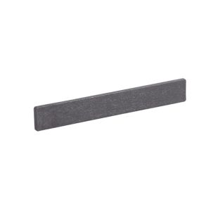 Image of GoodHome Neva Polyethylene (PE) Deck finishing end cap Grey (L) 145mm (W) 21mm Pack of 10