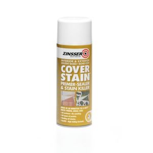 Image of Zinsser Cover stain White Ceiling & wall Matt Primer 0.4L