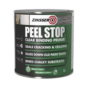 Image of Zinsser Peel stop Clear Binding primer 1L