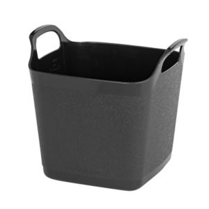 Image of Wham Black Plastic 8L Flexi tub