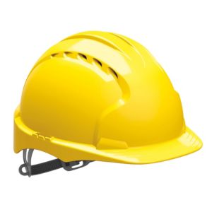 Image of JSP Yellow Safety helmet