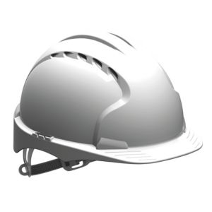 Image of JSP White Evolite Safety helmet