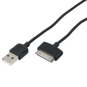 Image of I-Star Black Apple 30 pin Charging cable 1m