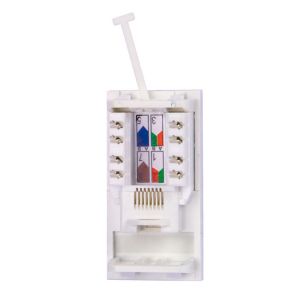 Image of Tristar White Modular outlet plate