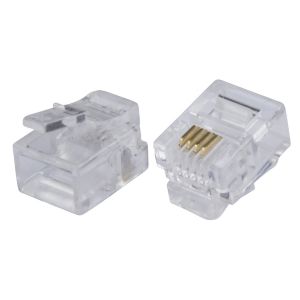 Image of Tristar Clear RJ11 connectors Pack of 10