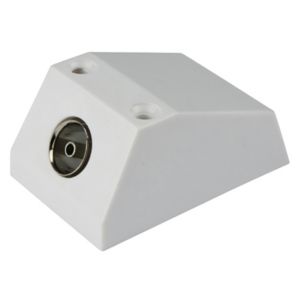 Image of Tristar White Single Coaxial socket