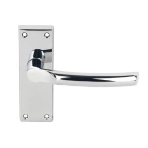 Image of Nelson Polished Chrome effect Lever latch Door handle