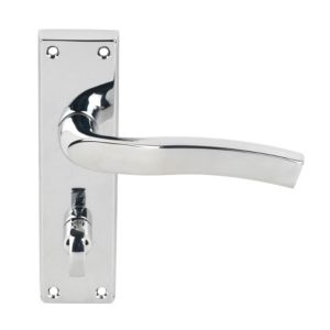 Image of Titan Polished Chrome effect WC lever Door handle