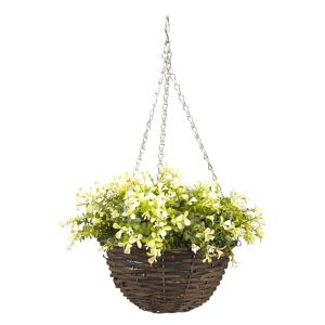 Image of Smart Garden Multicolour Petunia artificial Hanging basket 25cm