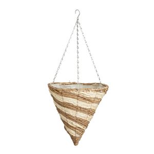 Image of Gardman Two tone spiral Hanging basket (D)35.56cm