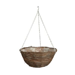 Image of Gardman Rattan Hanging basket (D)40.64cm