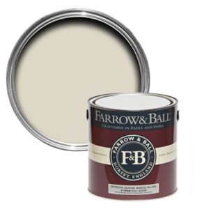 Image of Farrow & Ball School house white No.291 Gloss Metal & wood paint 2.5L