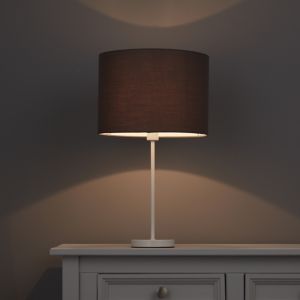 Image of Colours Fairbank Anthracite Plain Light shade (D)280mm