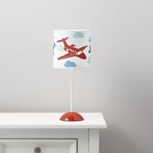 Image of Colours Revolutio Aeroplane Matt Blue LED Table lamp