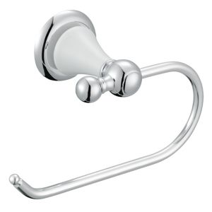 Image of Cooke & Lewis Timeless Chrome effect Toilet roll holder (W)170.6mm