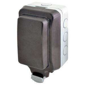 Image of Diall 13A Grey Unswitched socket