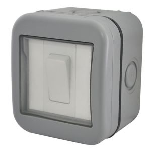 Image of Diall 10A 2 way Grey Switch